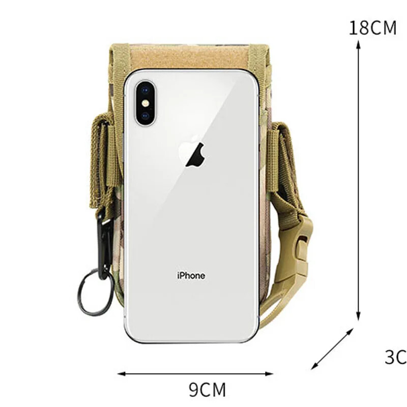 Molle jostassoma Neilona Fanny Pack Sporta Mobilā telefona maciņa EDC Karte Maks Vīriešu Pārgājieni Ceļojumi Medības Instrumenti Aksesuāri Jostu komplekti