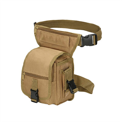 Férfi Tactical Drop Leg Bag Multifunkcionális deréktáska Állítható comb övvel Túrázás Sport Kerékpározás Vízálló Nylon Kempingtáska