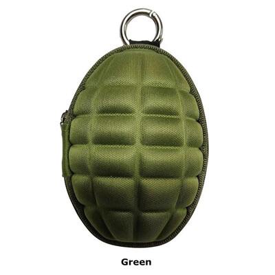 Novčanik za ključeve automobila u obliku granate od PU kožnog zatvarača, taktička višenamjenska torba za novčanik i privjesak za ključeve