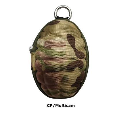 Novčanik za ključeve automobila u obliku granate od PU kožnog zatvarača, taktička višenamjenska torba za novčanik i privjesak za ključeve