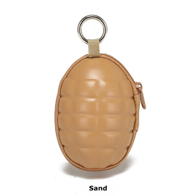 Novčanik za ključeve automobila u obliku granate od PU kožnog zatvarača, taktička višenamjenska torba za novčanik i privjesak za ključeve