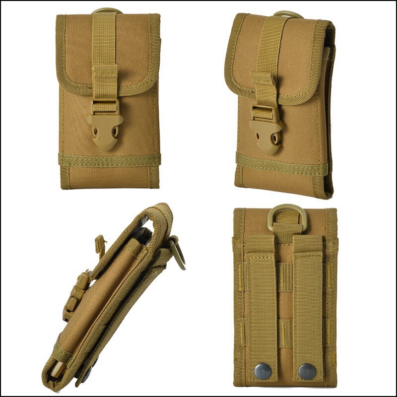 Outdoor Tactical Molle Utility Bag Derék Kiegészítő Táska Tartós telefon övtáska