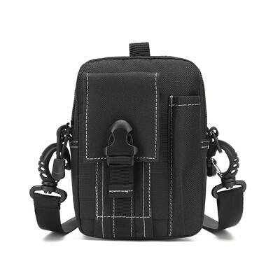 Molle Man Waist Pack Camo Neperšlampamas nailono daugiafunkcis mobiliojo telefono dėklas Crossbody krepšiai vyrams Mažas pečių krepšys