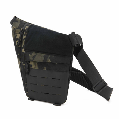 Lopásgátló táska Mellkastáska Vadászat Multifunkcionális Rejtett Taktikai Tároló Fegyvertáska Tartó Férfi Jobb kéz Nylon válltáskák