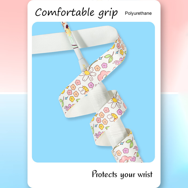 ALP Flower PRO Pickleball Racket Grip Tape Badmintona Rakete Neslīdoša sviedrus absorbējoša lente Makšķerēšanas piederumi āra treniņiem