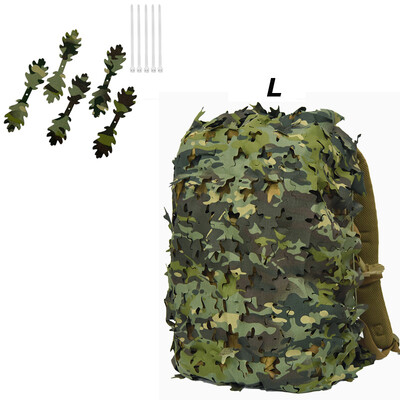3D Bionic Leaf Shape Seljakoti kate Iaser Lõikamine Välisjahi Camo Seljakoti kate Jahi Seljakoti Aksessuaarid