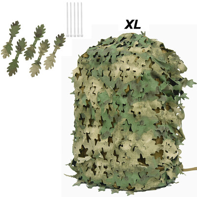 3D Bionic Leaf Shape Seljakoti kate Iaser Lõikamine Välisjahi Camo Seljakoti kate Jahi Seljakoti Aksessuaarid
