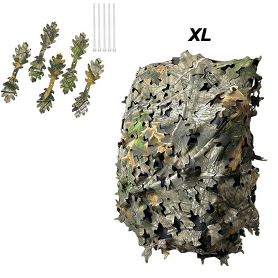 3D Bionic Leaf Shape Seljakoti kate Iaser Lõikamine Välisjahi Camo Seljakoti kate Jahi Seljakoti Aksessuaarid
