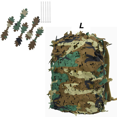 3D Bionic Leaf Shape Seljakoti kate Iaser Lõikamine Välisjahi Camo Seljakoti kate Jahi Seljakoti Aksessuaarid