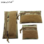 VULPO Tactical Patch Pouch Hunting Airsoft liemenės maišelis saldainių krepšiai, skirti MK3 MK4 Airsoft krūtinės įtaiso liemenei, pritvirtintas pakabinamas laikymo krepšys