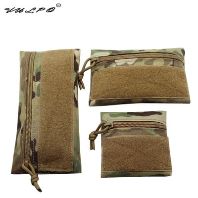 VULPO Tactical Patch Pouch Hunting Airsoft Vesti kott Kommikotid MK3 MK4 Airsoft Rindkere Vestile Kinnitatud rippuv hoiukott