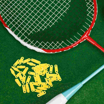 100 τμχ Ρακέτα Badminton String Protection Tube Tennis Grips Πλαστικά προστατευτικά προμήθειες