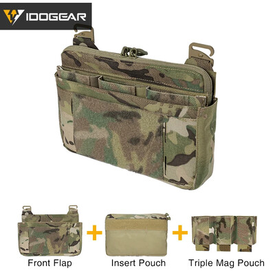 IDOGEAR Tactical DOPE elülső csappantyús tasak kenguru zsebbel, teljes készlet 359678