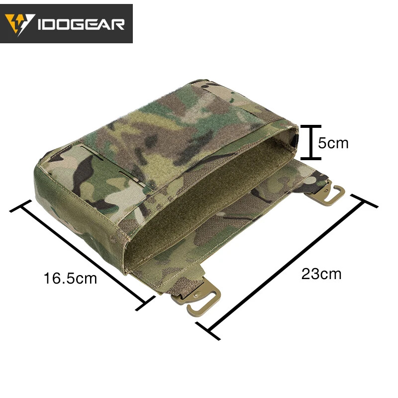 IDOGEAR Tactical DOPE elülső csappantyús tasak kenguru zsebbel, teljes készlet 359678