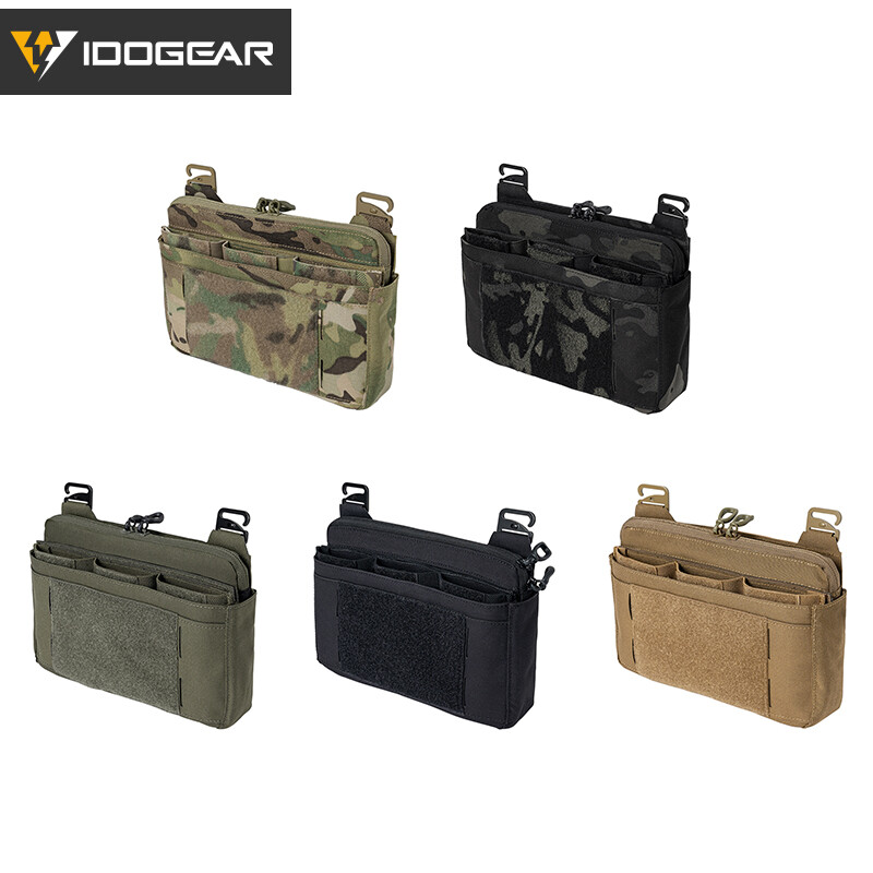 IDOGEAR Tactical DOPE elülső csappantyús tasak kenguru zsebbel, teljes készlet 359678
