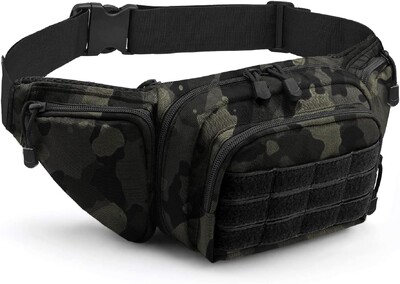 Jahi vöökott Meeste taktikaline Fanny Pack Veekindel Molle Matka Ronimiseks Mobiiltelefoni Vöökomplekt Välispordi Võitluskotid