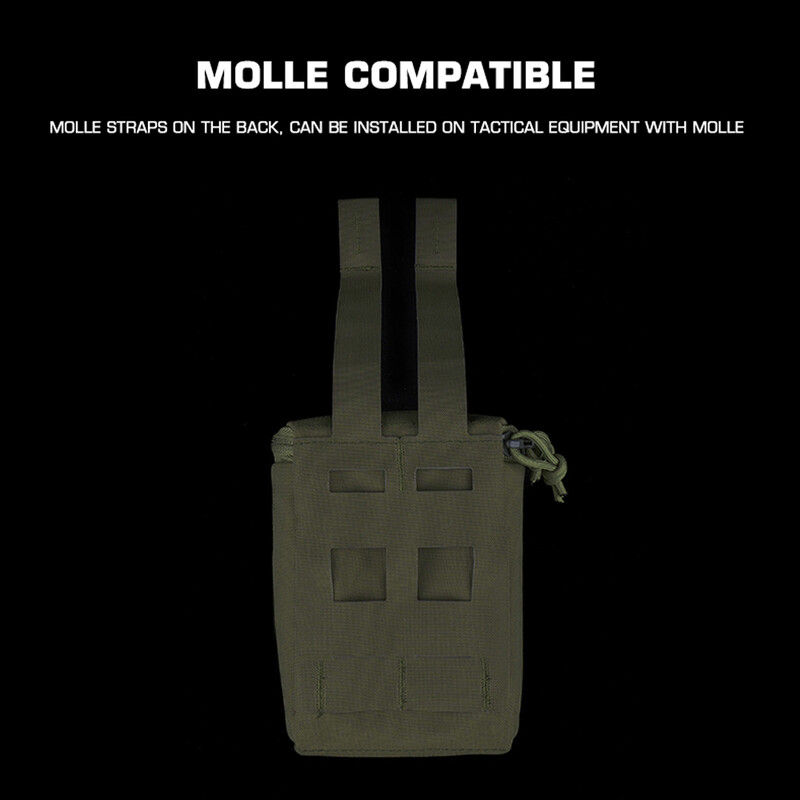 Taktiskā nakts redzamības aizsargbrilles uzglabāšanas soma Ferro stila mīksta polsterēta NVG kabata Molle medības šaušanai Airsoft žurnāla maisiņš