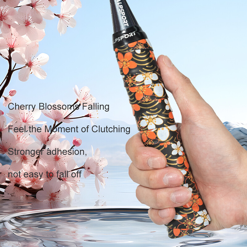 ALP Sakura PRO Pickleball Racket Grip Tape Badmintona Rakete Pretslīdes sviedru absorbcijas lente Āra treniņu Makšķerēšanas piederumi