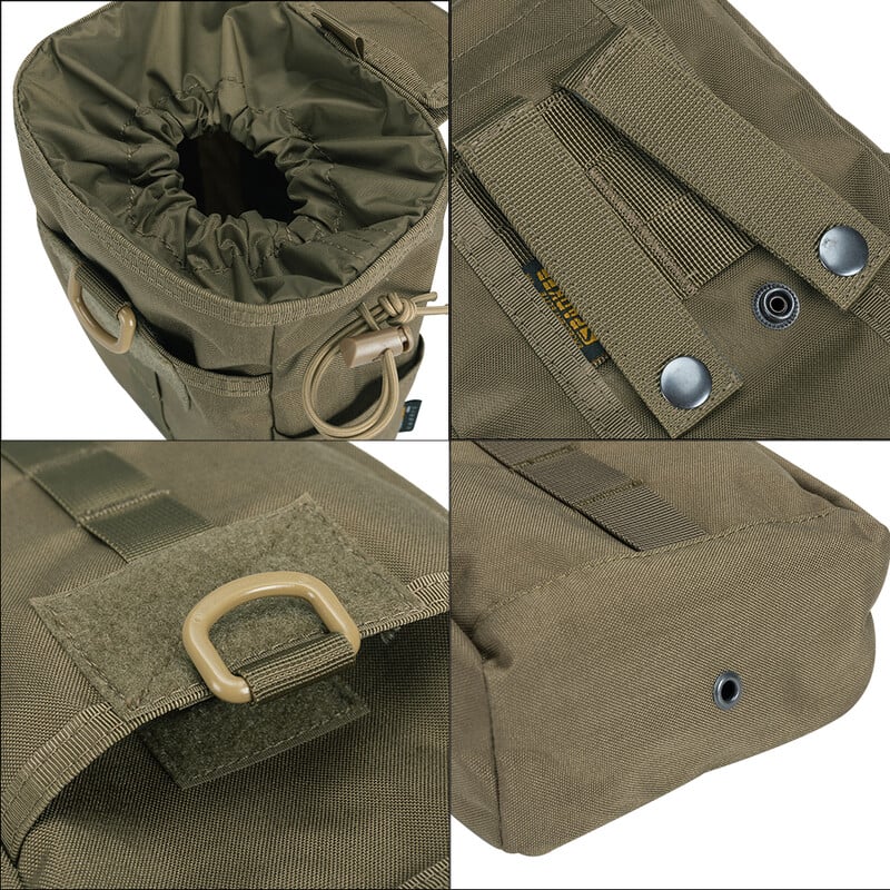Θήκη Tactical Molle Magazine Dump Pouch με ρυθμιζόμενο κορδόνι ζώνης χρησιμότητας Fanny Hip Holster Τσάντα εξωτερικής θήκης πυρομαχικών