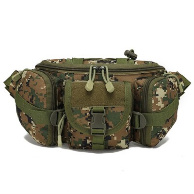 Taktikaline Fanny Pack sõjaväe vöökott Pack Utility puusakott reguleeritava rihmaga veekindel õues rattasõiduks