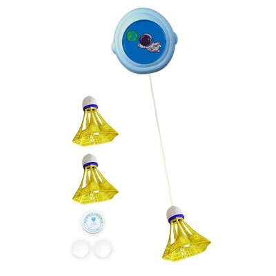 Išplečiamas badmintono savarankiško lavinimo treniruoklis patalpų žaidimų rinkinys, skirtas vaikams suaugusiems, badmintono įrankių reikmenys