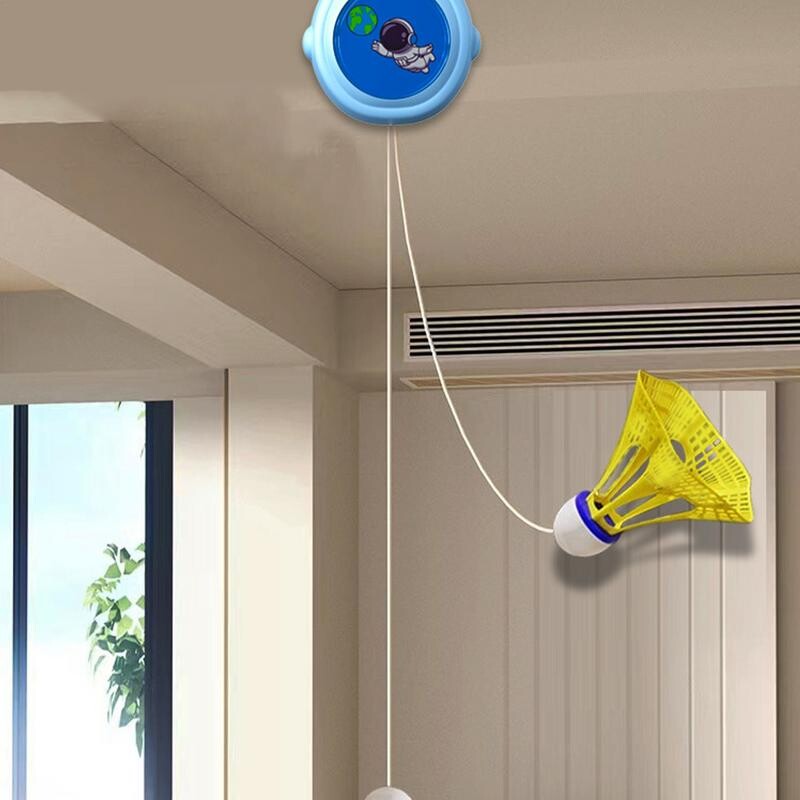 Išplečiamas badmintono savarankiško lavinimo treniruoklis patalpų žaidimų rinkinys, skirtas vaikams suaugusiems, badmintono įrankių reikmenys