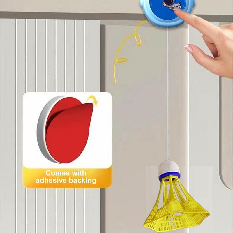 Išplečiamas badmintono savarankiško lavinimo treniruoklis patalpų žaidimų rinkinys, skirtas vaikams suaugusiems, badmintono įrankių reikmenys