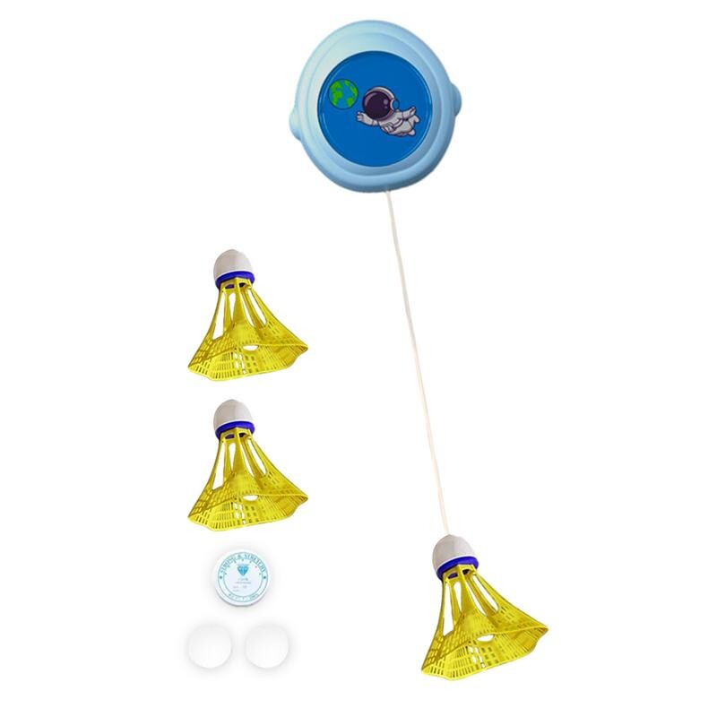 Išplečiamas badmintono savarankiško lavinimo treniruoklis patalpų žaidimų rinkinys, skirtas vaikams suaugusiems, badmintono įrankių reikmenys