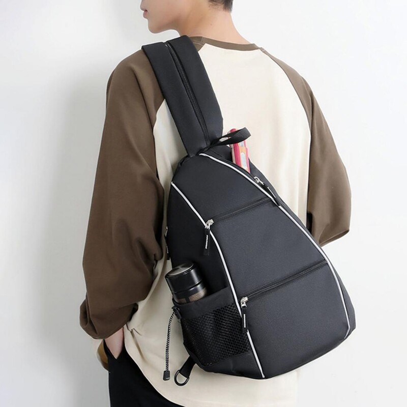 Dvejopo naudojimo „pickleball“ krepšys teniso badmintono raketės kuprinė Reguliuojamas diržas, sportinis krepšys „Pickleball“ teniso badmintono krepšys