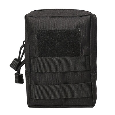 Tactical Molle Bag Nailono maišelis nešiojamas lauko mobiliojo telefono dėklas Medžioklė EDC diržo krepšys Kelioninis sportinis juosmens segtukų laikiklis