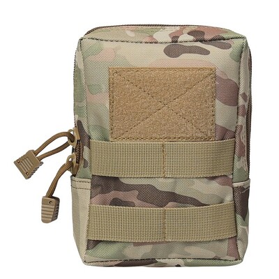 Tactical Molle Bag Nailono maišelis nešiojamas lauko mobiliojo telefono dėklas Medžioklė EDC diržo krepšys Kelioninis sportinis juosmens segtukų laikiklis