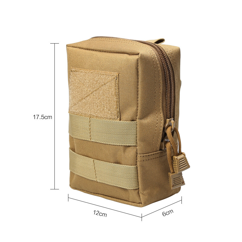 Taktikaline Molle kott nailonkott kaasaskantav välistingimustes mobiiltelefoni ümbris jahiks EDC rihmakott Reisi sport vööklambri hoidik