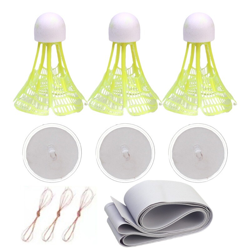 Nešiojamas badmintono treniruoklis Badmintono treniruotės Robotas Savarankiško mokymosi treniruotės Atšokimo badmintono įrankis Profesionalios „Shuttlecock“ reikmenys