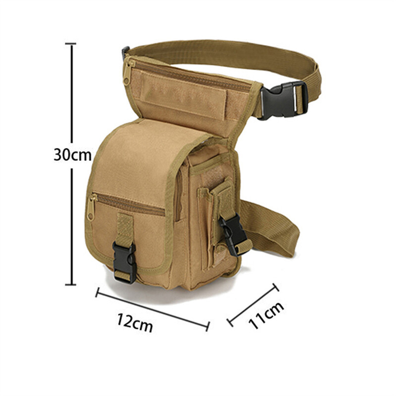 EDC Tactical Drop Leg Bag Tool Fanny Thigh Pack Medžioklės krepšio juosmens komplektas Motociklų važinėjimo vyrams Molle Juosmens komplektai