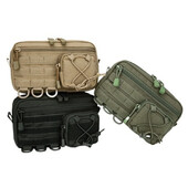Tactical Molle Horizontalus administratoriaus maišelis su priekine raištelio kišene EMT maišelis EDC Utility Orgaznier krepšys