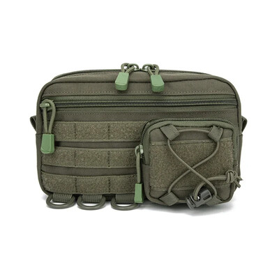 Tactical Molle Horizontalus administratoriaus maišelis su priekine raištelio kišene EMT maišelis EDC Utility Orgaznier krepšys