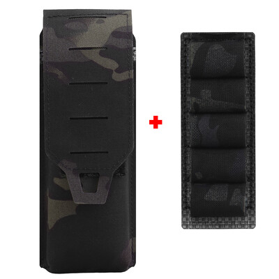 MOLLE šautuvo 5,56 mm vieno mago maišelis M4 AR15 dėtuvės maišelis, 5 šovinių šautuvų sviedinio laikiklis, skirtas 12 dydžių sviedinio laikiklio laikikliui