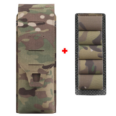 MOLLE šautuvo 5,56 mm vieno mago maišelis M4 AR15 dėtuvės maišelis, 5 šovinių šautuvų sviedinio laikiklis, skirtas 12 dydžių sviedinio laikiklio laikikliui