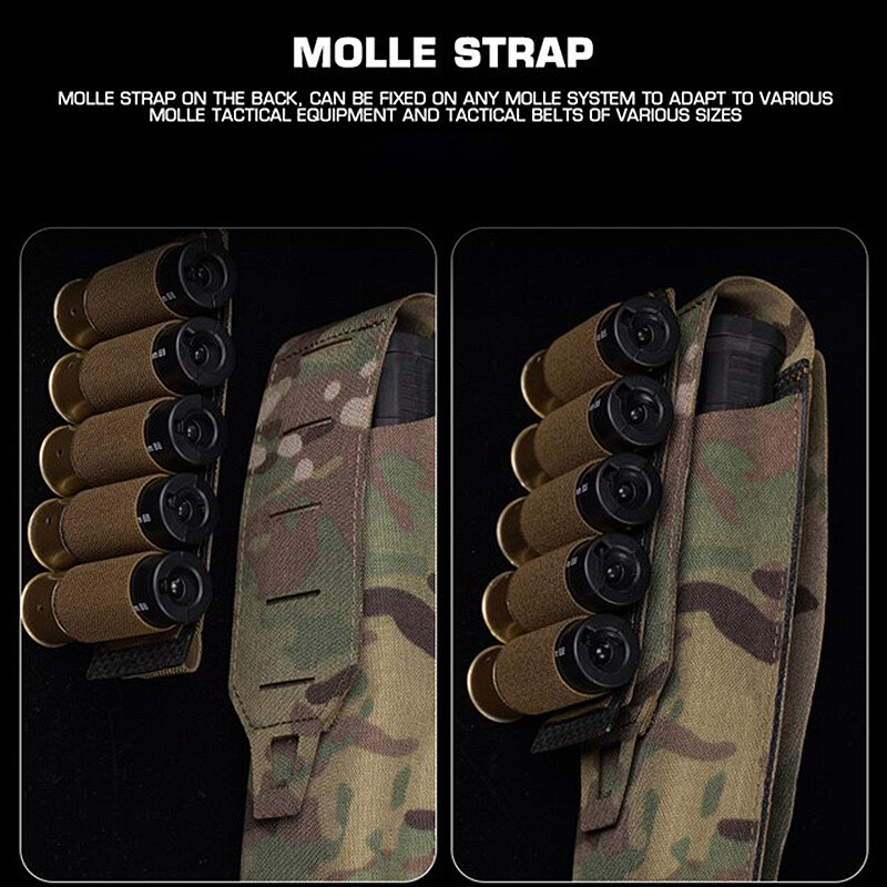 MOLLE šautuvo 5,56 mm vieno mago maišelis M4 AR15 dėtuvės maišelis, 5 šovinių šautuvų sviedinio laikiklis, skirtas 12 dydžių sviedinio laikiklio laikikliui