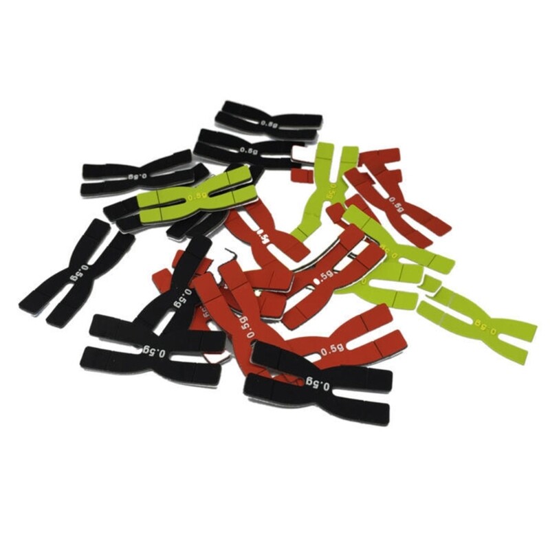 3 vnt. 0,5 g raketės galvos juostelės badmintono raketės svoris H formos teniso raketės svoris badmintono sportinis pristatymas