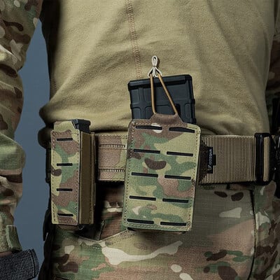 2TK taktikaline üksiksalv Molle püstol 9mm Mag Pouch M4 5,56 ajakirja püstol lahtise suuga vintpüss õhupüss laskmine jaht Magekott