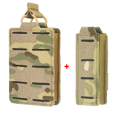 2TK taktikaline üksiksalv Molle püstol 9mm Mag Pouch M4 5,56 ajakirja püstol lahtise suuga vintpüss õhupüss laskmine jaht Magekott