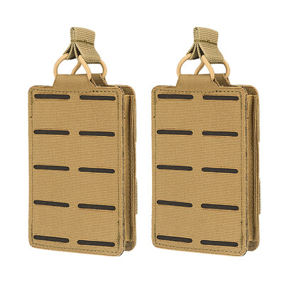 2TK taktikaline üksiksalv Molle püstol 9mm Mag Pouch M4 5,56 ajakirja püstol lahtise suuga vintpüss õhupüss laskmine jaht Magekott