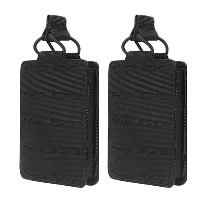 2TK taktikaline üksiksalv Molle püstol 9mm Mag Pouch M4 5,56 ajakirja püstol lahtise suuga vintpüss õhupüss laskmine jaht Magekott