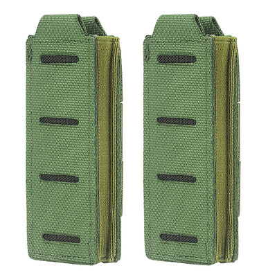 2TK taktikaline üksiksalv Molle püstol 9mm Mag Pouch M4 5,56 ajakirja püstol lahtise suuga vintpüss õhupüss laskmine jaht Magekott