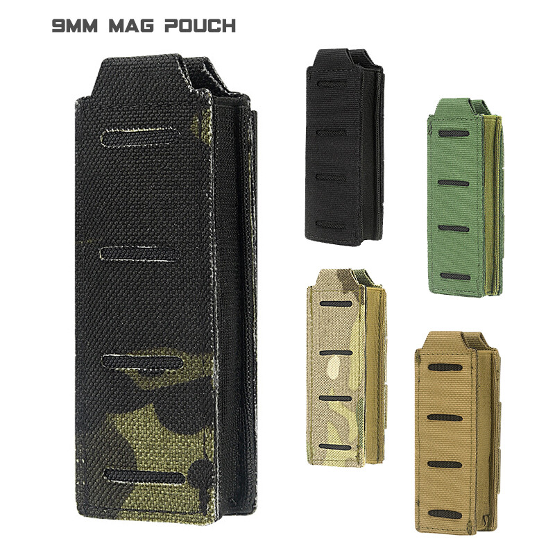 2TK taktikaline üksiksalv Molle püstol 9mm Mag Pouch M4 5,56 ajakirja püstol lahtise suuga vintpüss õhupüss laskmine jaht Magekott