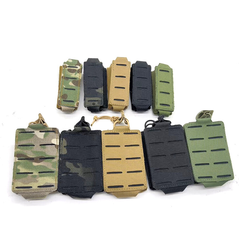 2TK taktikaline üksiksalv Molle püstol 9mm Mag Pouch M4 5,56 ajakirja püstol lahtise suuga vintpüss õhupüss laskmine jaht Magekott