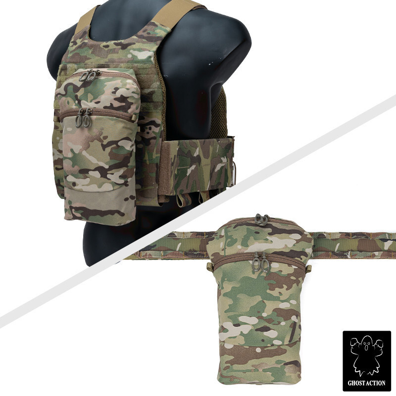 Ghost Action Tactical universāla kabata 12x5 GP Pouch Molle daudzfunkciju instrumentu soma 6502