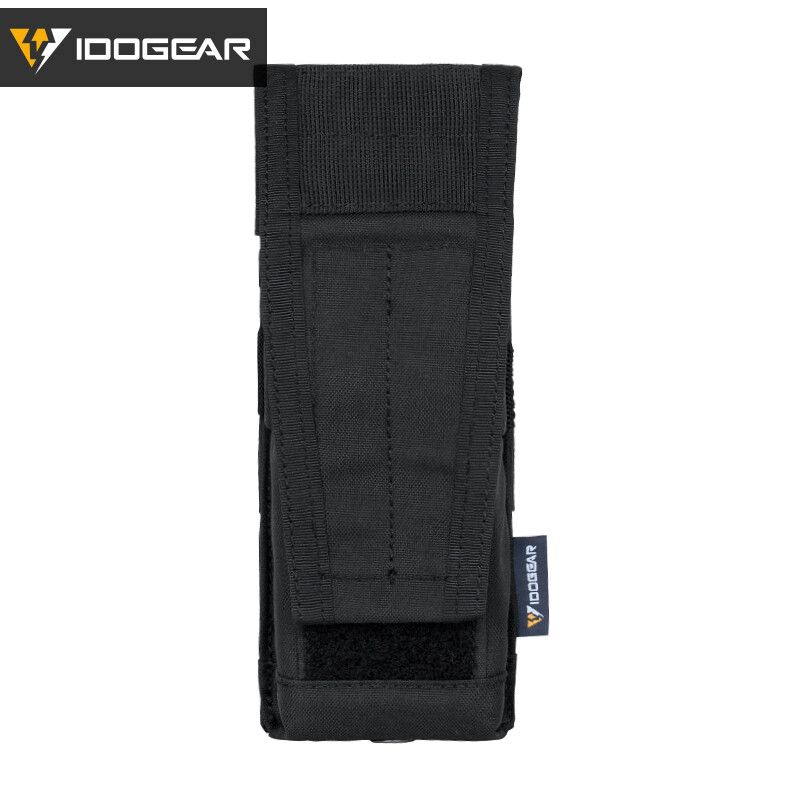 IDOGAER Tactical 5.56 Single Mag Pouch MOLLE Mag Carrier Airsoft Gear 35108