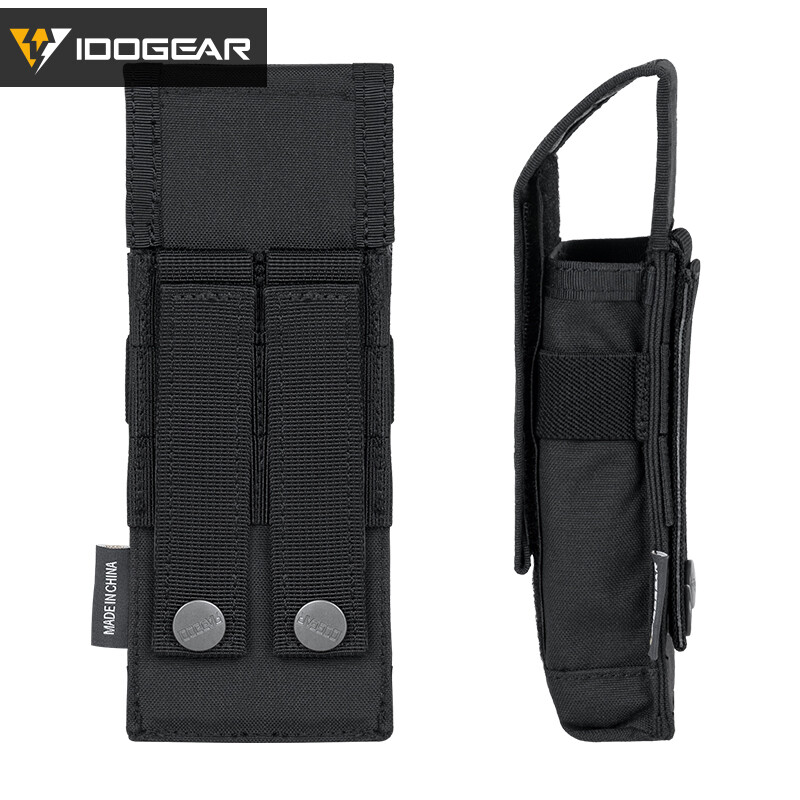 IDOGAER Tactical 5.56 Single Mag Pouch MOLLE Mag Carrier Airsoft Gear 35108